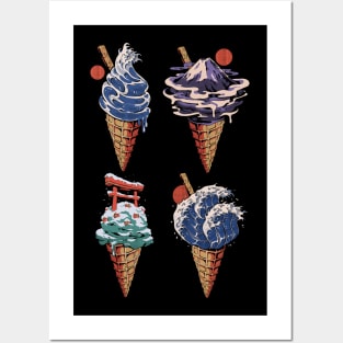 Japanese Ice Creams Posters and Art